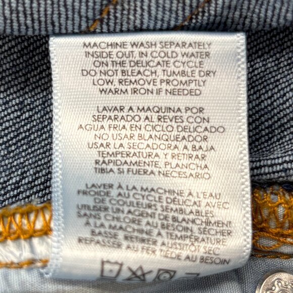 Cabi Jeans Women's True Boyfriend Size 12 Relaxed Denim Distressed - Picture 6 of 10